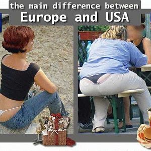 Der Unterschied zwischen Europa und den USA!