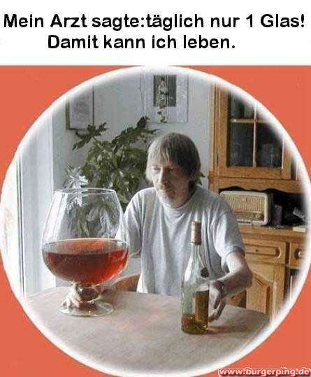 Ein Glas täglich...