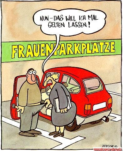 Frauenparkplatz