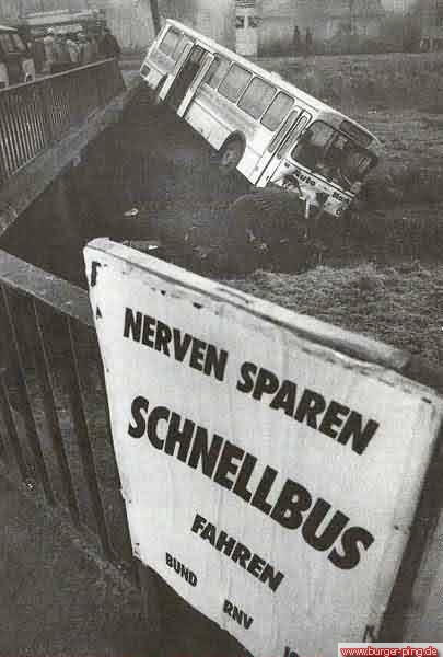 Nerven sparen, Schnellbus fahren